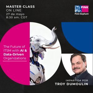 Evento ONLINE Pink Masterclass, The Future of ITSM with AI & Data-Driven Organizations
